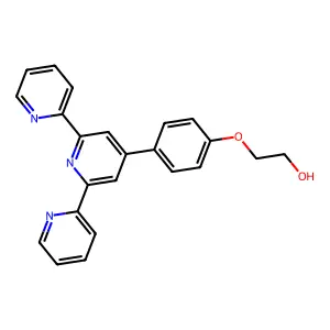 Ethanol, 2-(4-[2,2':6',2''-terpyridin]-4'-ylphenoxy)- structure