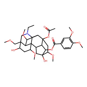 Pseudaconitine structure