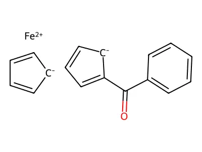 苯甲酰基二茂铁 structure