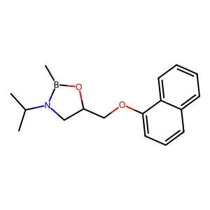 Propranolol methylboronate structure