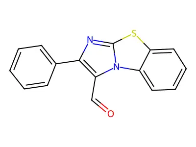 2-Phenylimidazo[2,1-b][1,3]benzothiazole-1-carbaldehyde structure