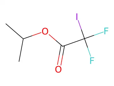 Acetic acid, difluoroiodo-, 1-methylethyl ester structure