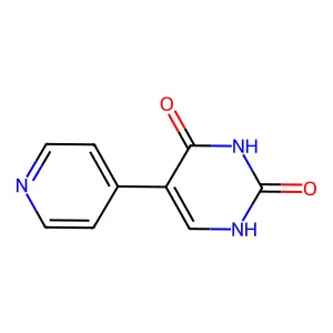 5-(pyridin-4-yl)pyrimidine-2,4(1H,3H)-dione structure
