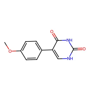 5-(4-Methoxyphenyl)pyrimidine-2,4(1H,3H)-dione structure