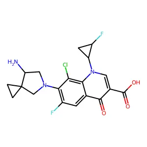 西他沙星 structure