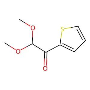 2,2-Dimethoxy-1-(thiophen-2-yl)ethan-1-one structure