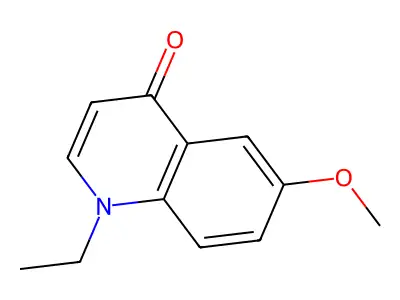 1-Ethyl-6-methoxyquinolin-4(1H)-one structure