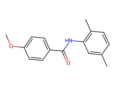 N-(2,5-dimethylphenyl)-4-methoxybenzamide structure