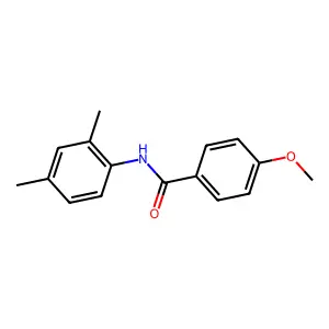 N-(2,4-dimethylphenyl)-4-methoxybenzamide structure