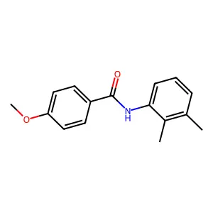2',3'-Dimethyl-4-methoxybenzanilide structure