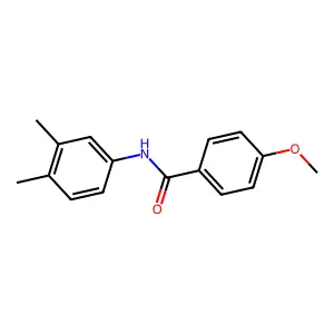 N-(3,4-dimethylphenyl)-4-methoxybenzamide structure