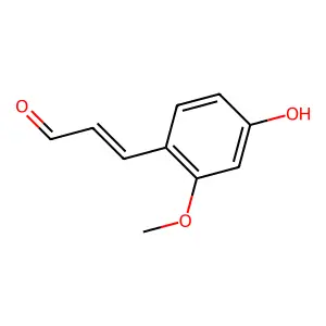 2-Propenal, 3-(4-hydroxy-2-methoxyphenyl)- structure