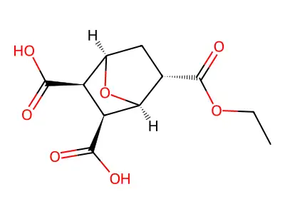 5-endo-(Ethoxycarbonyl)endothall structure