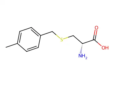 S-(4-methylbenzyl)cysteine structure
