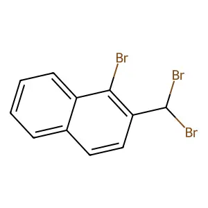 1-Bromo-2-(dibromomethyl)naphthalene structure