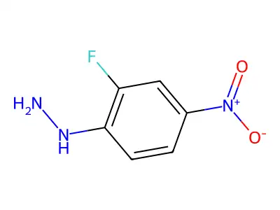 (2-Fluoro-4-nitrophenyl)hydrazine structure