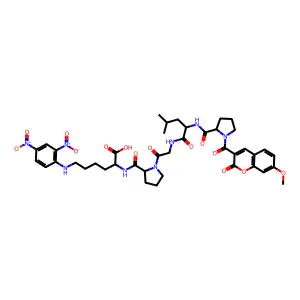 Mcc-pro-leu-gly-pro-lys-dnp structure