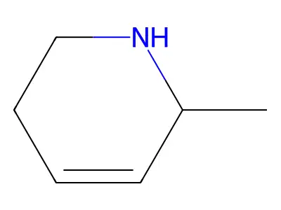 Pyridine, 1,2,5,6-tetrahydro-2-methyl- structure