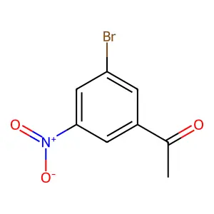 Ethanone, 1-(3-bromo-5-nitrophenyl)- structure