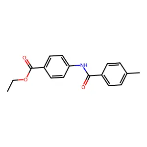 Ethyl 4-[(4-methylbenzoyl)amino]benzoate structure