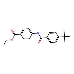 Ethyl 4-((4-tert-butylbenzoyl)amino)benzoate structure