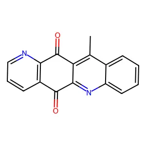 11-Methylpyrido(2,3-b)acridine-5,12-dione structure