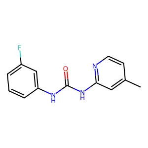1-(3-Fluorophenyl)-3-(4-methylpyridin-2-yl)urea structure