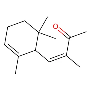 3-Buten-2-one, 3-methyl-4-(2,6,6-trimethyl-2-cyclohexen-1-YL)- structure