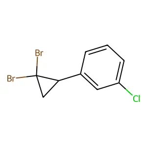 1-Chloro-3-(2,2-dibromocyclopropyl)benzene structure