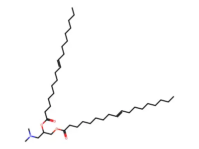 1,2-Dioleoyloxy-3-(dimethylamino)propane structure