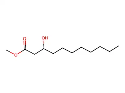 Methyl 3-hydroxyundecanoate structure