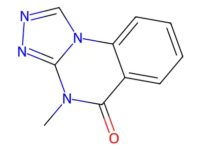 4-methyl[1,2,4]triazolo[4,3-a]quinazolin-5(4H)-one structure