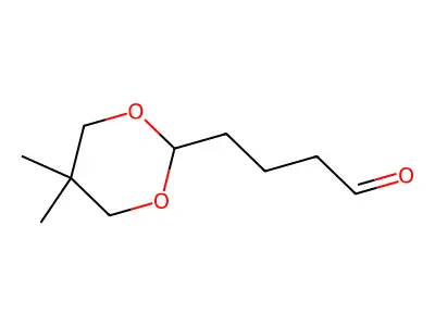 4-(5,5-Dimethyl-1,3-dioxan-2-yl)butanal structure