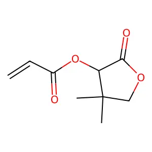 (S)-4,4-dimethyl-2-oxotetrahydrofuran-3-yl acrylate structure