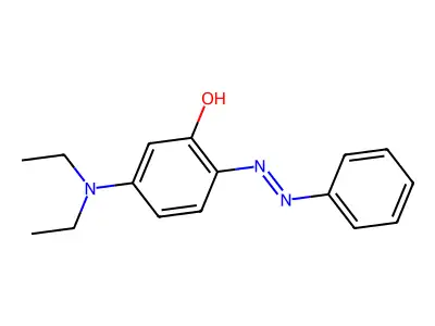 Phenol, 5-diethylamino-2-phenylazo- structure