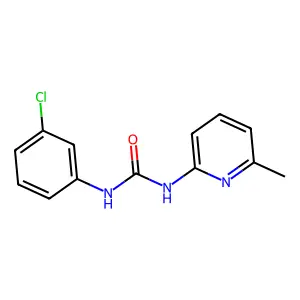 1-(3-Chloro-phenyl)-3-(6-methyl-pyridin-2-YL)-urea structure