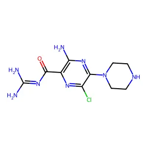 N(5)-piperazine-amiloride structure