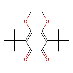 5,8-Ditert-butyl-2,3-dihydro-1,4-benzodioxine-6,7-dione structure