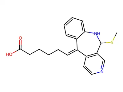 CAS 127654-19-7 - C20H22N2O2S structure