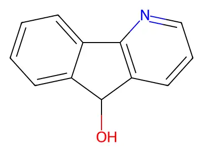 5H-indeno[1,2-b]pyridin-5-ol structure