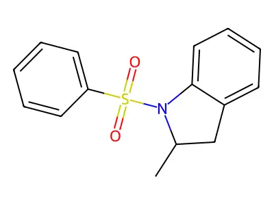 1-(Phenylsulfonyl)-2-methylindoline structure