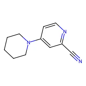 4-(Piperidin-1-yl)pyridine-2-carbonitrile structure