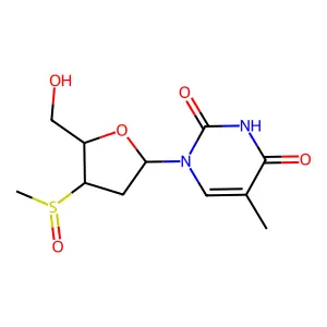 3'-Methylsulfinyl-dT structure