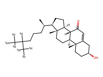 3-Hydroxycholest-5-en-7-one structure