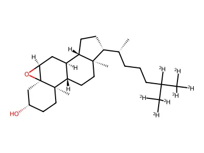 5alpha,6alpha-Epoxycholestanol-d7 structure