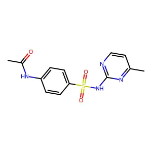 N4-Acetylsulfamerazine structure