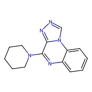 4-Piperidin-1-yl-[1,2,4]triazolo[4,3-a]quinoxaline structure