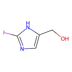 Imidazole, 2-iodo-4-hydroxymethyl- structure