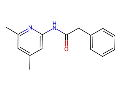 N-(4,6-dimethylpyridin-2-yl)-2-phenylacetamide structure