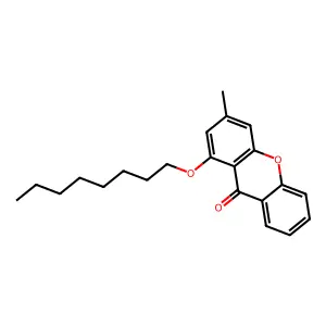 9H-Xanthen-9-one, 3-methyl-1-(octyloxy)- structure